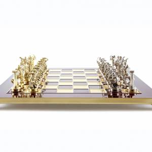 The Giants' Battle Metal Chess set with Gold & ... - flowers delivery Dubai