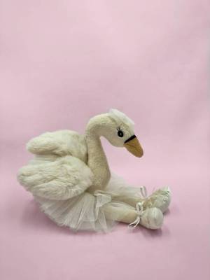 Soft toy Swan Odette small  (25cm) - flowers delivery Dubai