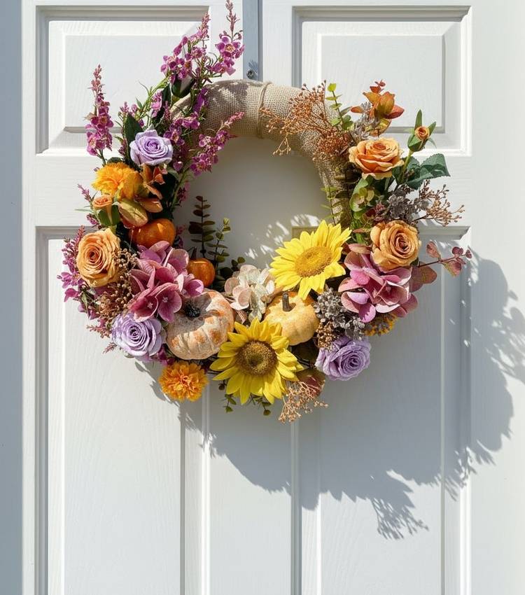 wreath "Warmth of the departing summer"