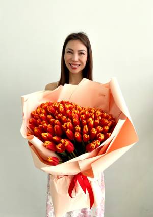 Bouquet of 151 tulips 