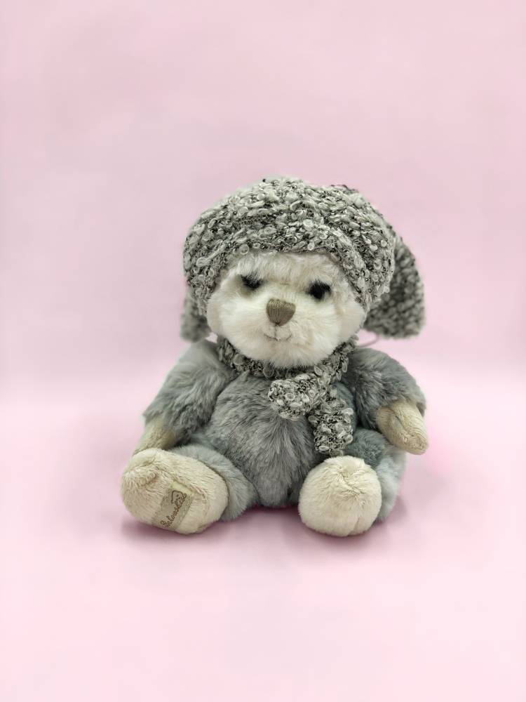 Soft toy Pola The Bear in a hat, 20 сm