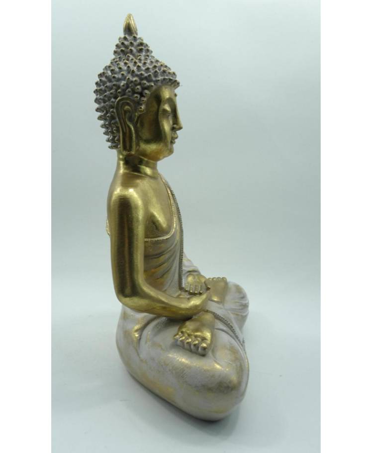 Decor Buddha in the lotus position 39.5 cm gold