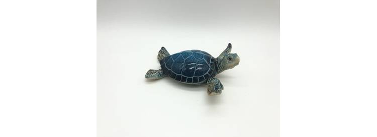 Turtle 16 cm blue