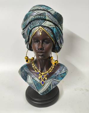 African Lady 26,5cm turquoise - flowers delivery Dubai