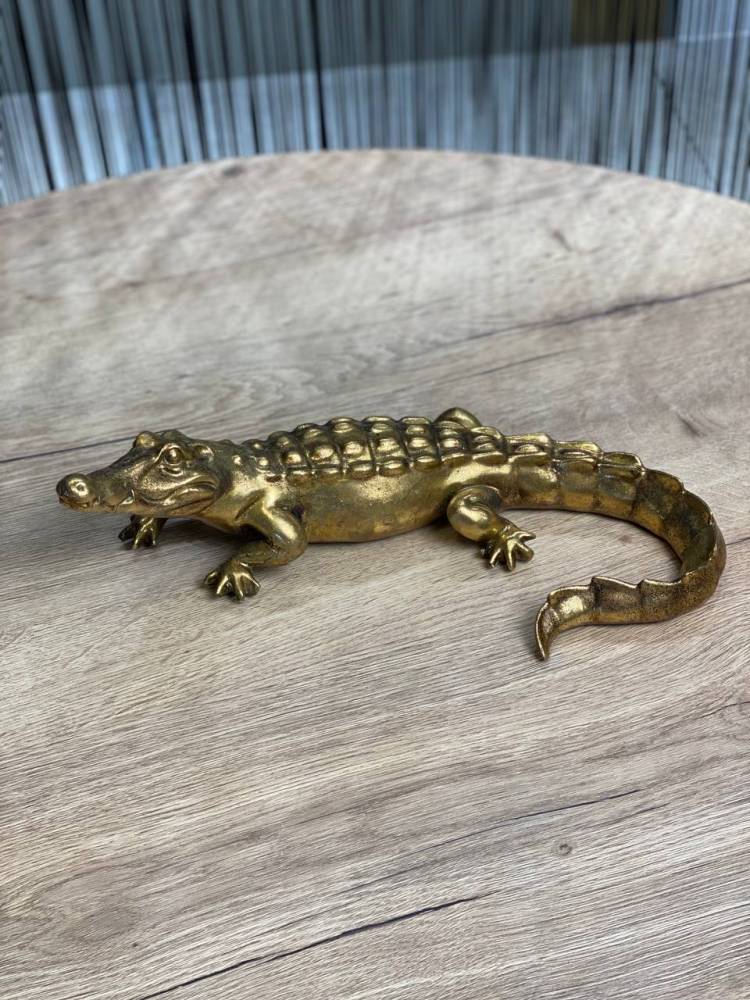 Statuette "Alligator" gold