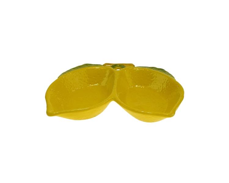 Decorative bowl lemon, yellow