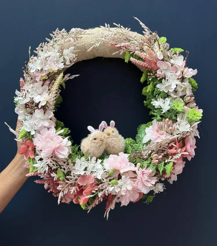 Easter wreath "Ring Garden"