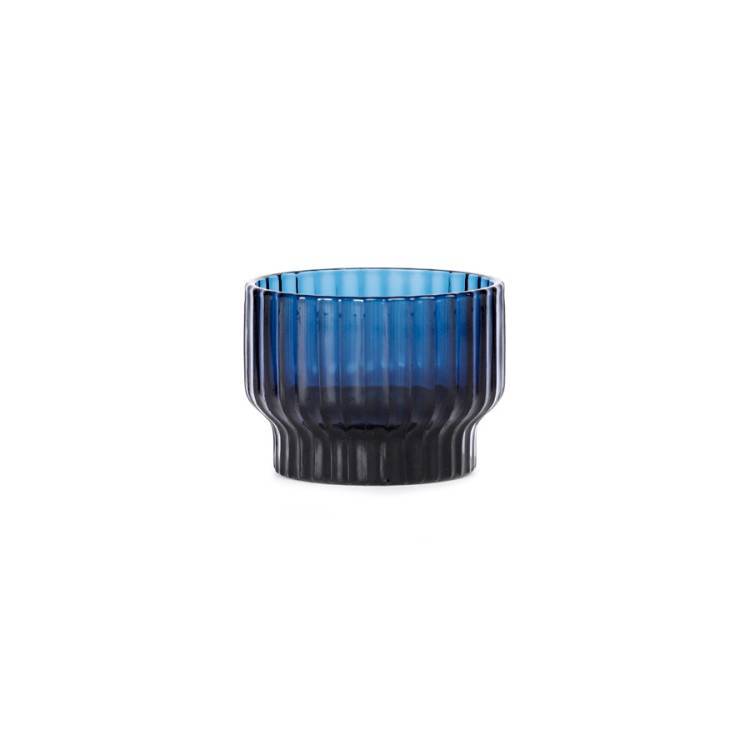 Candle holder VOLTA blue