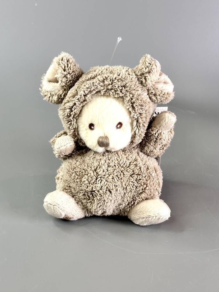 Soft toy Ziggy in a mouse costume, gray 15см