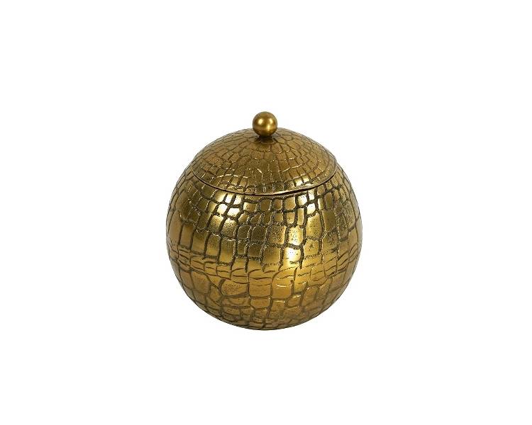 Decorative jar Nadira, gold