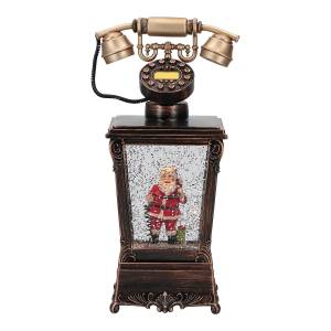 Telephone santa waterspinning LED - flowers delivery Dubai