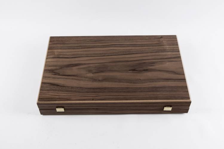 Handmade Walnut backgammon, L