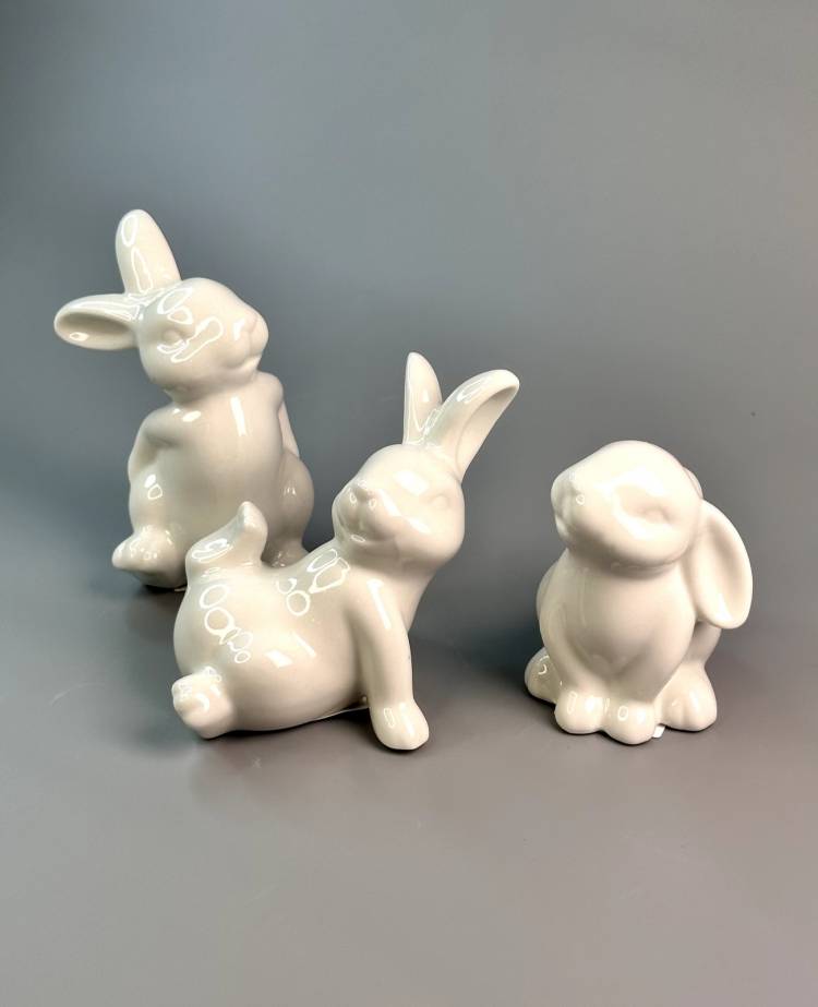 Ceramic bunny 10-15 cm