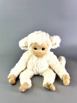 Soft toy Monkey Bernard white(40см) - flowers delivery Dubai