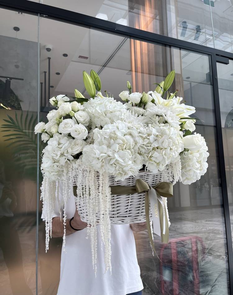 basket of flowers 