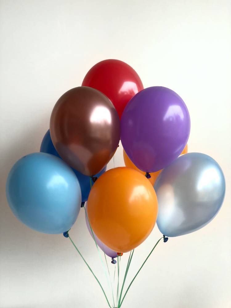 BOUQUET OF 10 BALLOONS MIX