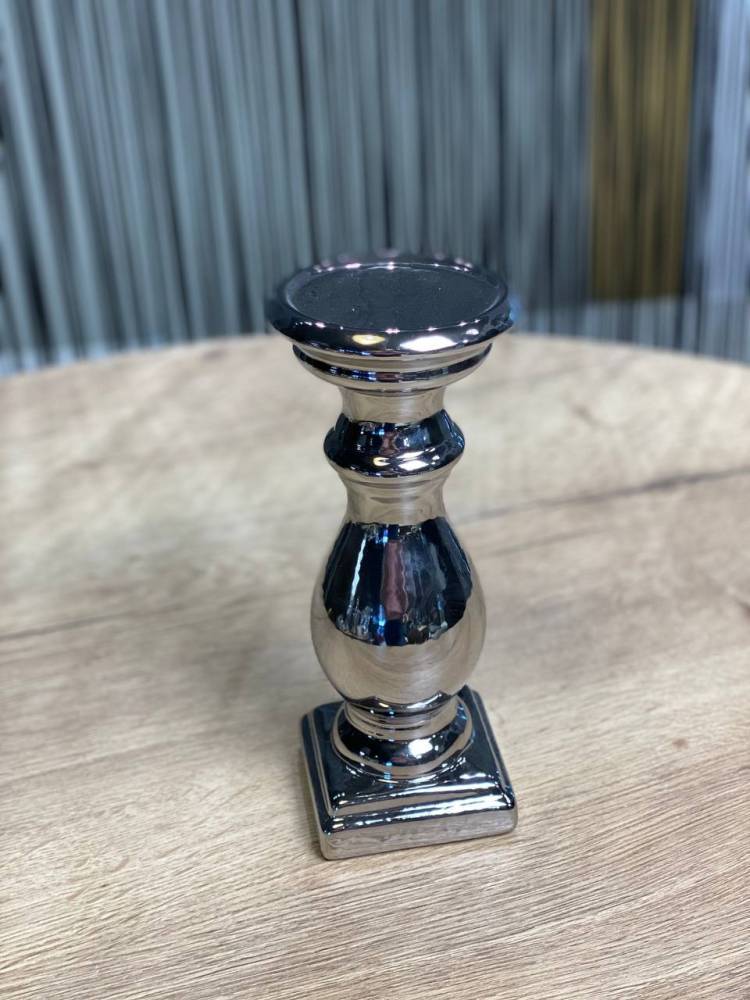 Candle holder "Mason" silver