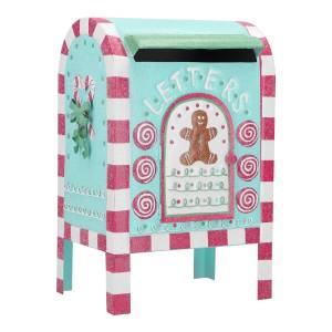 Mailbox gingerbread candy metal - flowers delivery Dubai