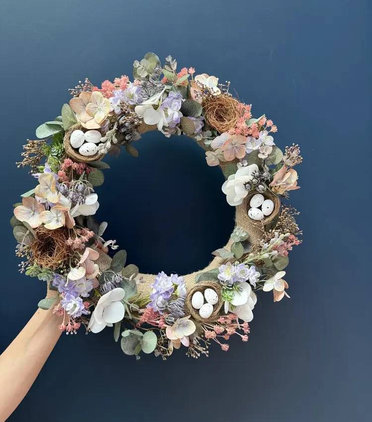 Easter wreath "Blooming Amulet"