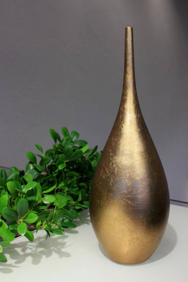 Decor Bottle Vase Matt Chocolate 51 cm