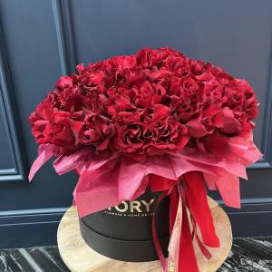 French roses in a box 