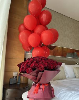 101 red roses 