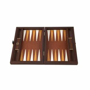Backgammon handcrafted braided in dark brown co... - flowers delivery Dubai