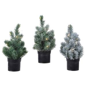 Spruce in a pot with LED lights, 28 cm - flowers delivery Dubai