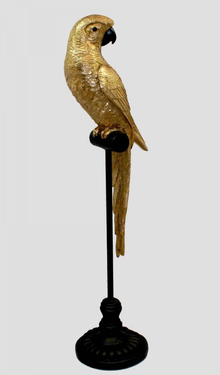 Decor "Parrot stand" gold