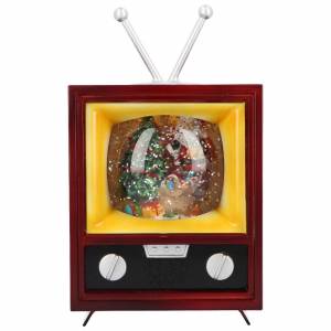 TV waterspinning, Santa Claus, LED-Brown - flowers delivery Dubai