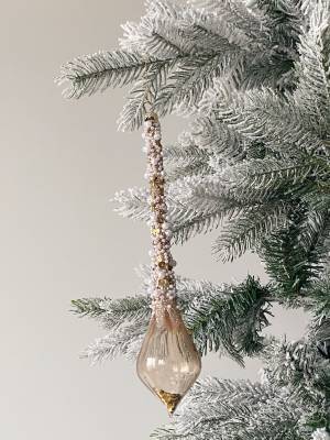 Christmas tree decoration Icicle pink/copper, 2... - flowers delivery Dubai