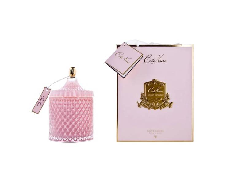 Scented candle Grand Art Deco Pink Champagne, 450 g