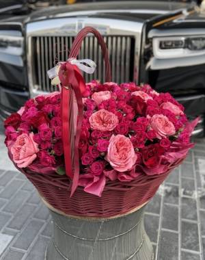 basket of flowers 