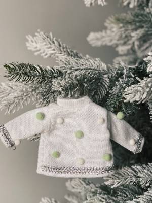 Christmas tree toy Decoration Knitted sweater, ... - flowers delivery Dubai