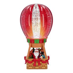 Balloon santa with animals waterspinning LED - flowers delivery Dubai