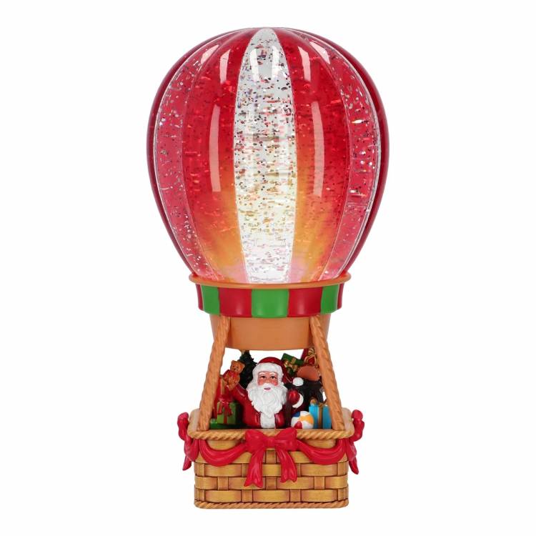 Balloon santa with animals waterspinning LED