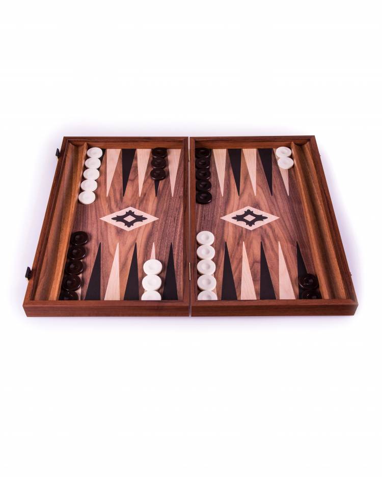 Handmade wooden backgammon from Wenge