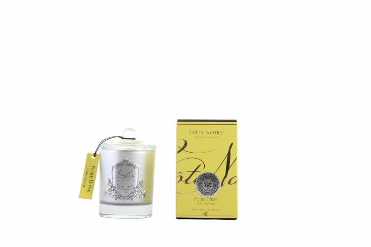 Scented candle Summer pear SILVER, 185 g