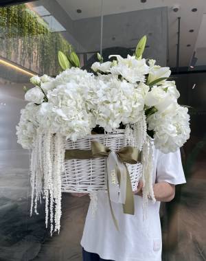 basket of flowers 