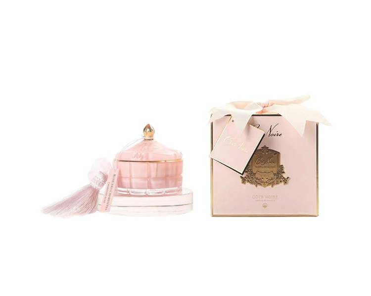 Scented candle Art Deco Pink Champagne, 185 g