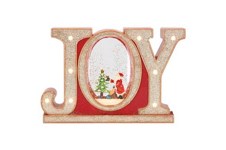 Joy santa water spinning, LED-Multicolor