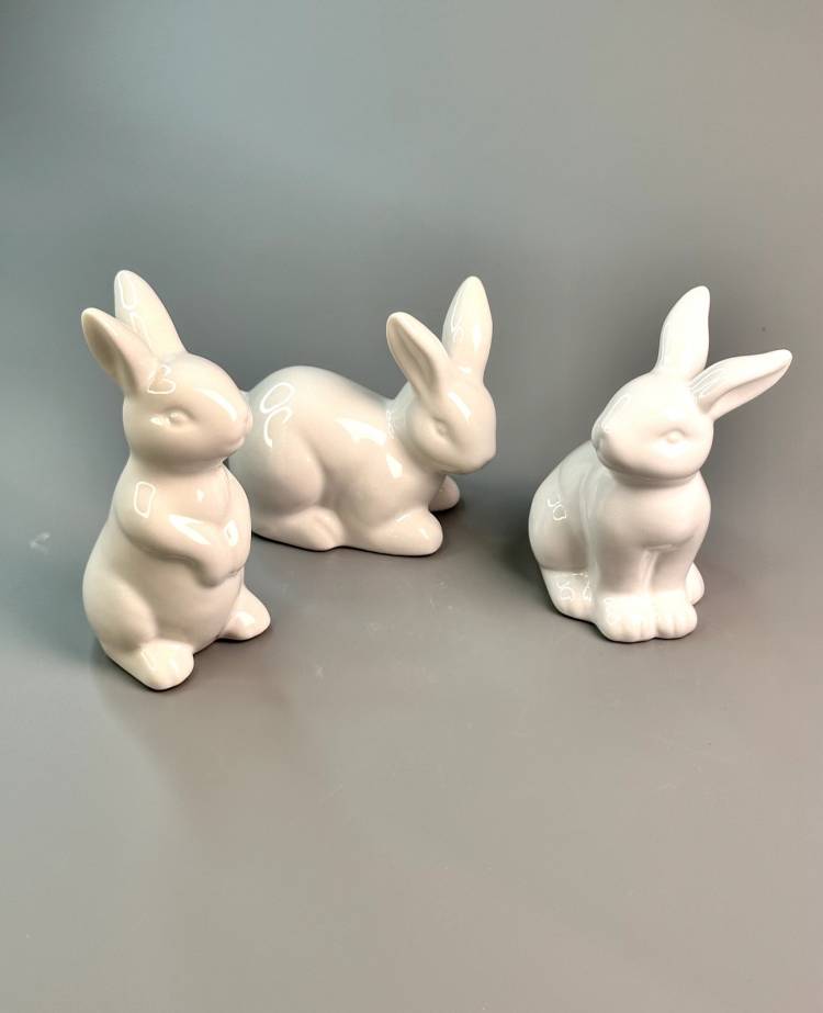 Ceramic bunny in assortment 11-14 cm