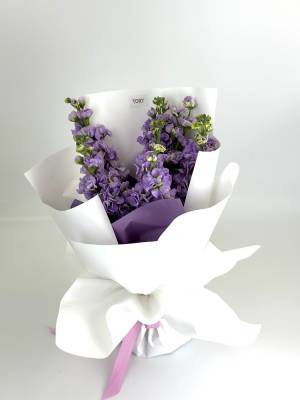 Bouquet of 7 lilac matiols - flowers delivery Dubai
