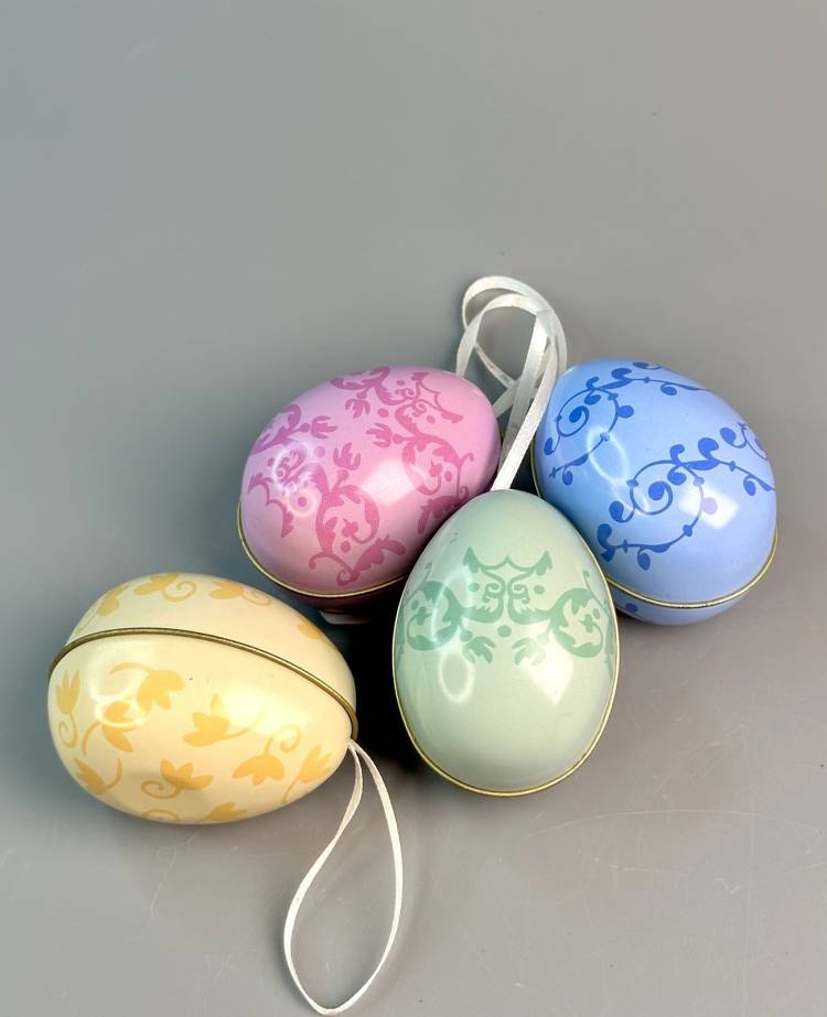 Egg metal mix 5 colors, pcs