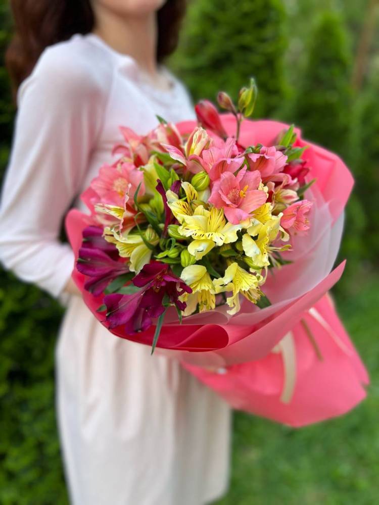 Bouquet 7 alstroemerias mix