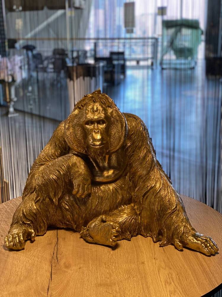 Statuette "Orangutan sitting", 53 cm