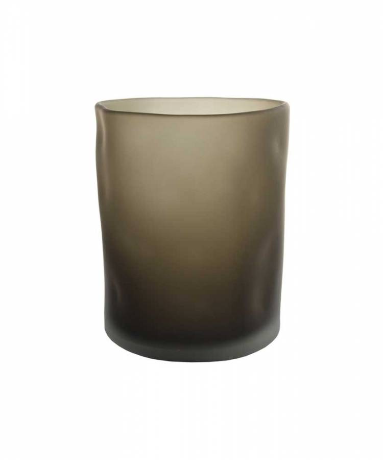 Matte gray pot, 29 cm