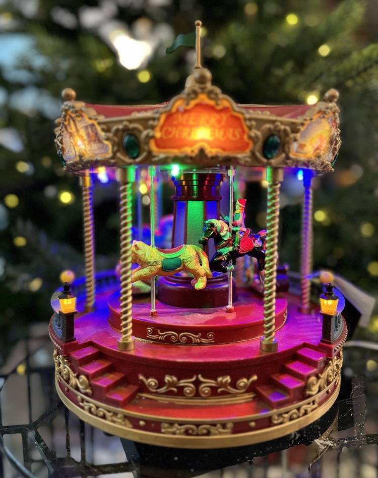 Musical Carousel LED-23.5x23.5x27.9cm