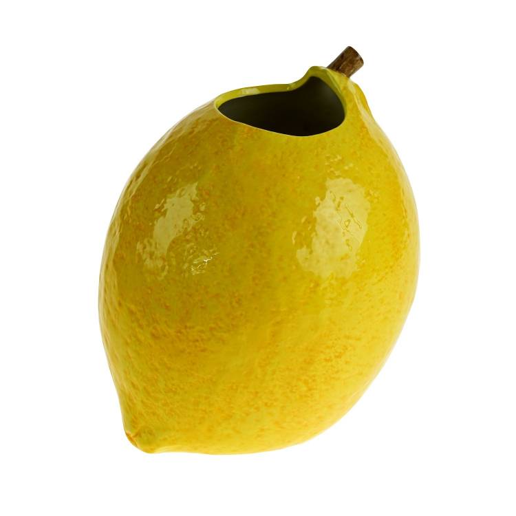 Vase Lemon, yellow, L