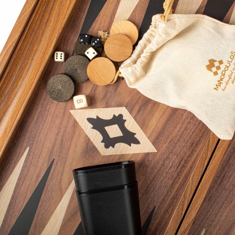 Handmade wooden backgammon from Wenge